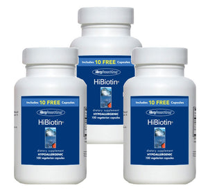 High-Dose Biotin - HiBiotin® 3 Bottles - 100mg x 300 Capsules