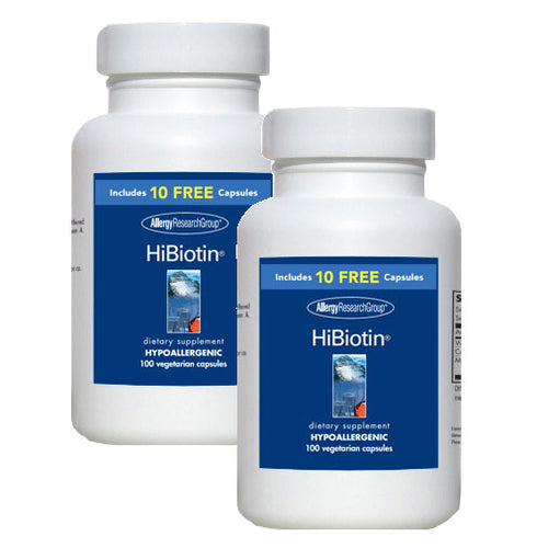 High-Dose Biotin - HiBiotin® 2 Bottles - 100mg x 200 Capsules